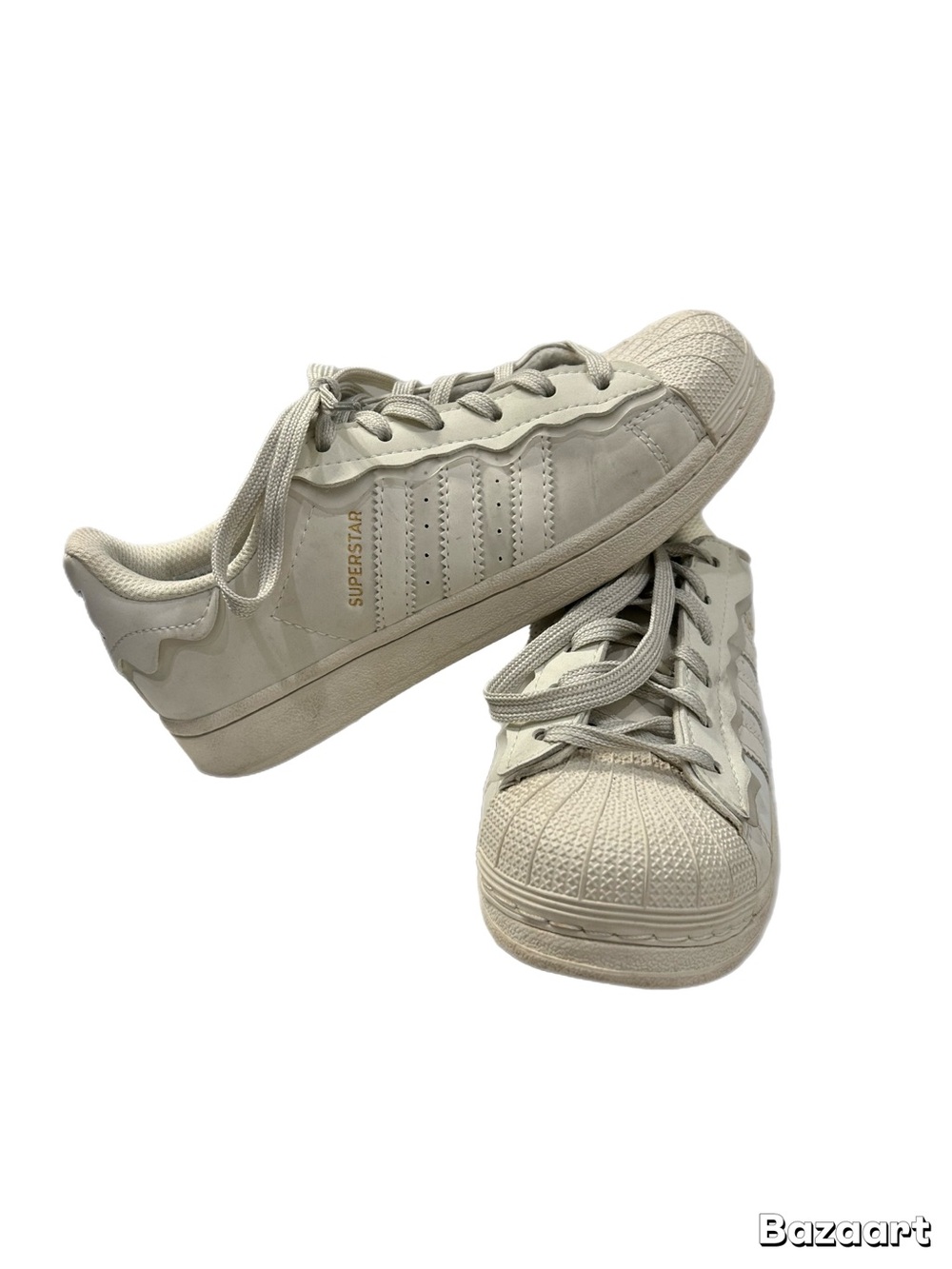 Adidas Superstar "Creamy/Off White" Sneakers – Women's Size 6